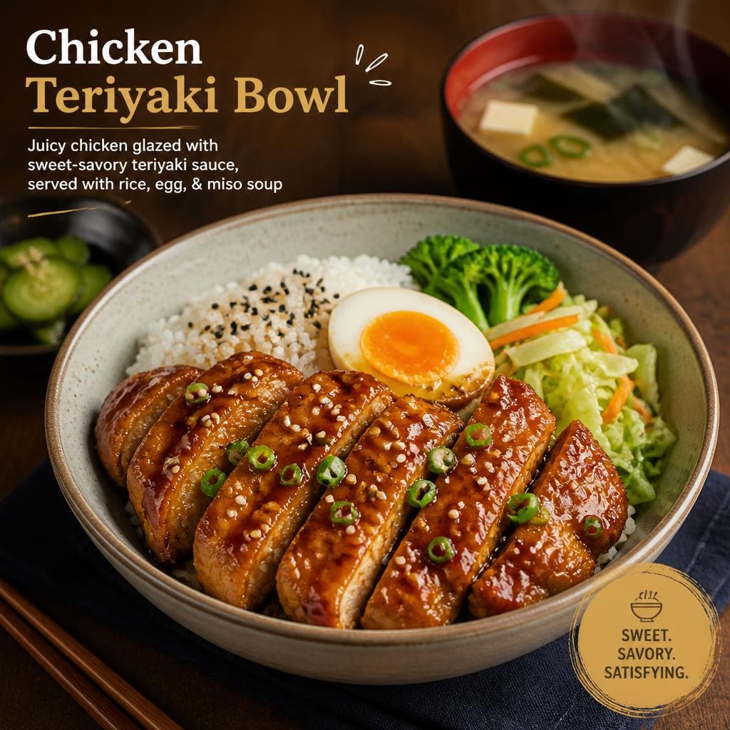 Chicken Teriyaki Bowl Yakiniku Like